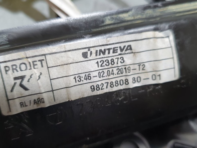 Recambio de elevalunas trasero izquierdo para peugeot 508 active referencia OEM IAM 9827880880 123873 ELECTRICO 8 PINES