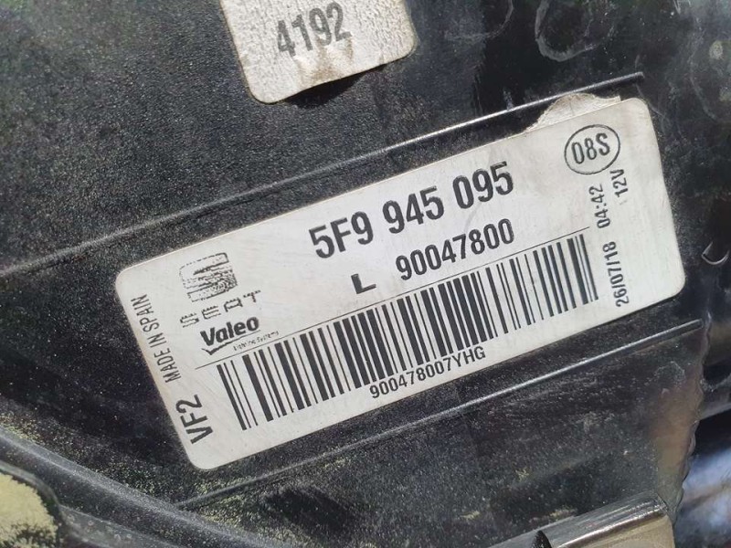 Recambio de piloto trasero izquierdo para seat leon st (5f8) reference referencia OEM IAM 5F9945095 90047800 VALEO EXTERIOR