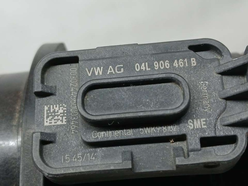 Recambio de caudalimetro para volkswagen polo (6c1) advance bluemotion referencia OEM IAM 04L906461B 5WK97102 CONTINENTAL