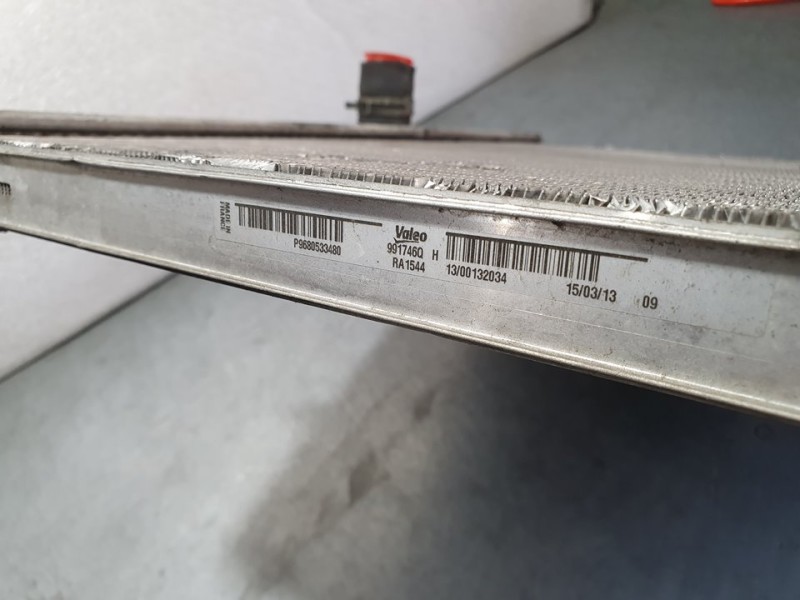 Recambio de radiador agua para peugeot 3008 style referencia OEM IAM 9680533480 991746Q VALEO