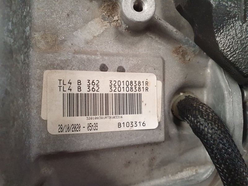 Recambio de caja cambios para renault clio v business referencia OEM IAM TL4362 B103316 6VELOCIDADES