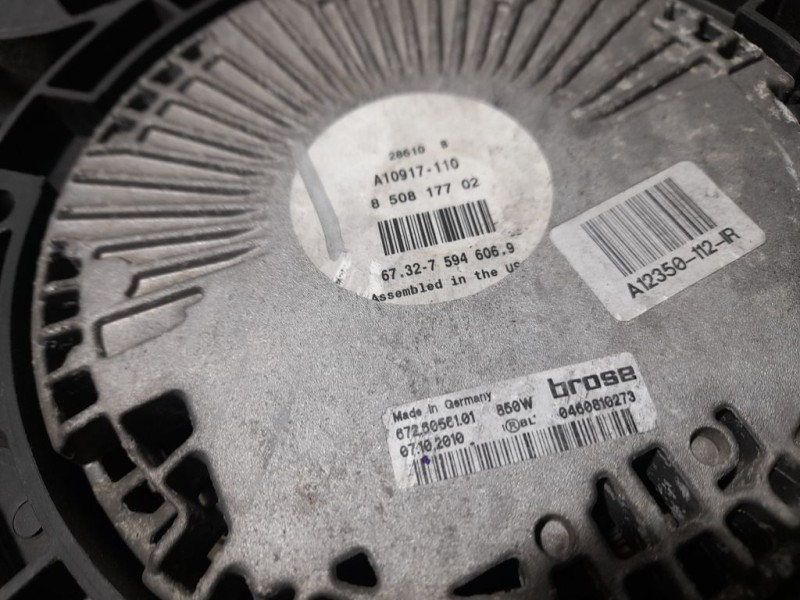 Recambio de electroventilador para bmw x6 (e71) xdrive40d referencia OEM IAM 850817702  BROSE