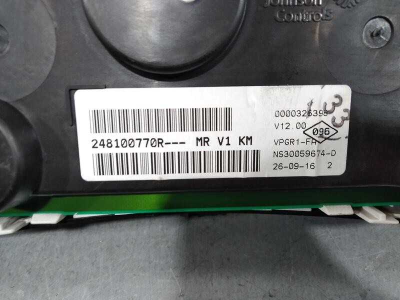 Recambio de cuadro instrumentos para dacia dokker ambiance referencia OEM IAM 248100770R  