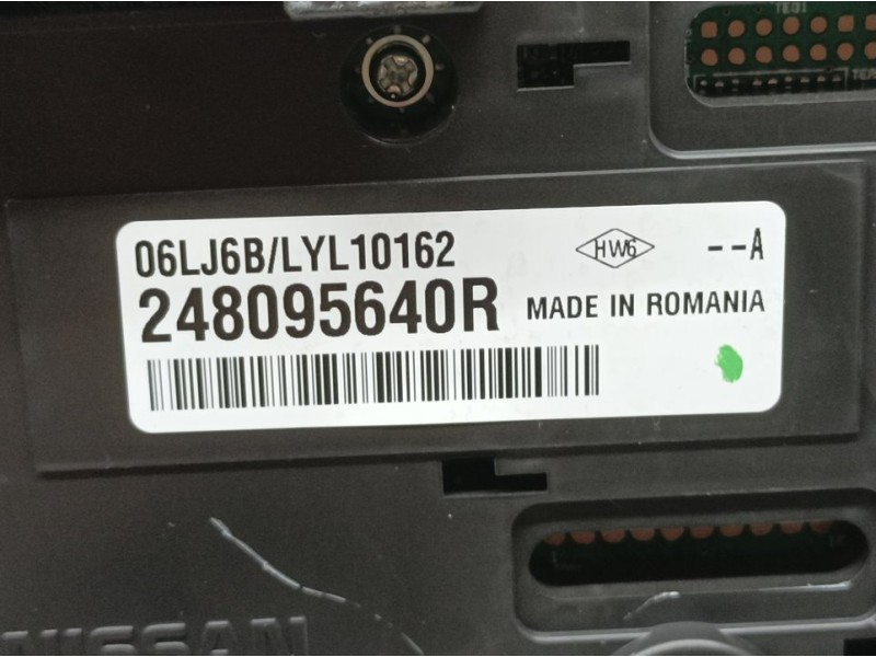Recambio de cuadro instrumentos para renault clio v business referencia OEM IAM 248095640R  