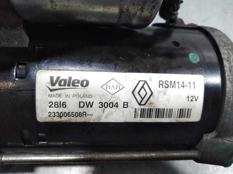 Recambio de motor arranque para dacia dokker ambiance referencia OEM IAM 233006508R  valeo