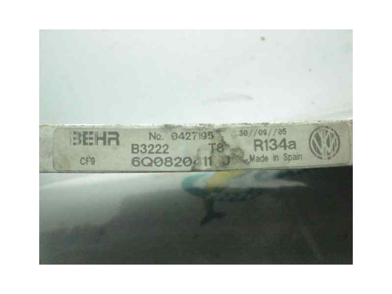 Recambio de condensador / radiador aire acondicionado para seat ibiza (6l1) cool referencia OEM IAM 6Q0820411J  