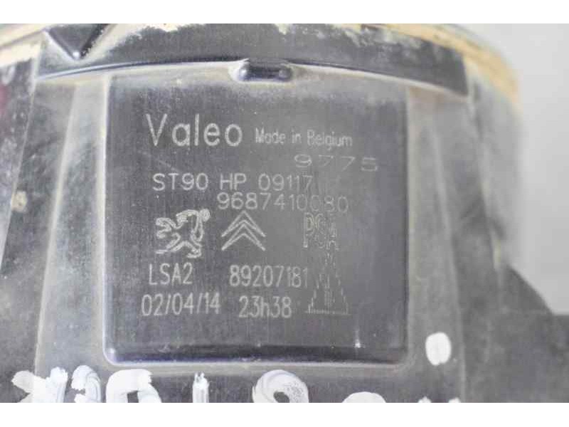 Recambio de faro antiniebla derecho para citroën c4 picasso attraction referencia OEM IAM 9687410080 89207181 VALEO