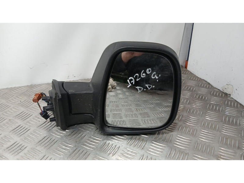 Recambio de retrovisor derecho para peugeot partner tepee 1.6 hdi referencia OEM IAM 1679996381 ELECTRICO 6 Y 3 CABLES ROZADO 