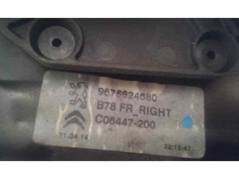 Recambio de elevalunas delantero derecho para citroën c4 picasso attraction referencia OEM IAM 9675288880  ELECTRICO 6 PINS