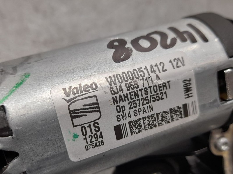 Recambio de motor limpia trasero para seat ibiza (6j5) reference referencia OEM IAM 6J4955711A VALEO W000051412