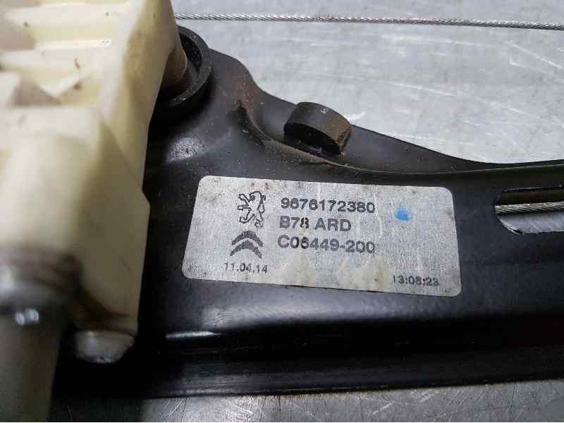 Recambio de elevalunas trasero derecho para citroën c4 picasso attraction referencia OEM IAM 9676172380 C06449200 ELECTRICO 6 PI