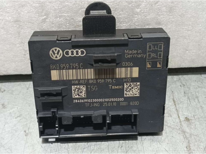 Recambio de modulo electronico para audi a4 ber. (b8) e referencia OEM IAM 9K0959795C 0001020D TEMIC TRAS IZQ