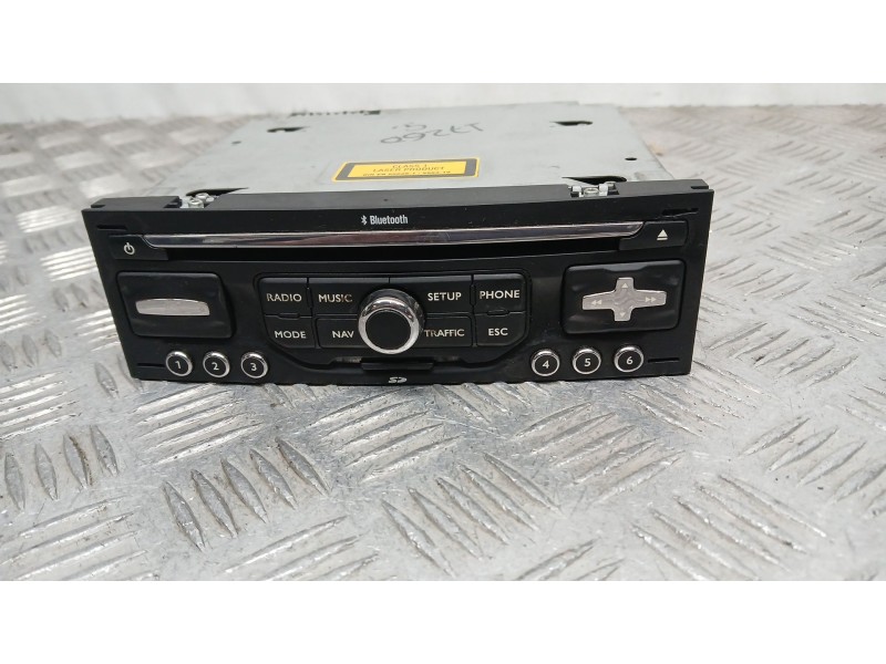 Recambio de sistema audio / radio cd para peugeot partner tepee 1.6 hdi referencia OEM IAM 1616961480 Y NAVEGADOR CON TARGETA 21