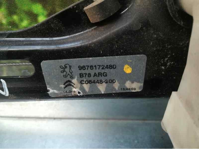 Recambio de elevalunas trasero izquierdo para citroën c4 picasso attraction referencia OEM IAM 9676172480 6 PINS ELECTRICO