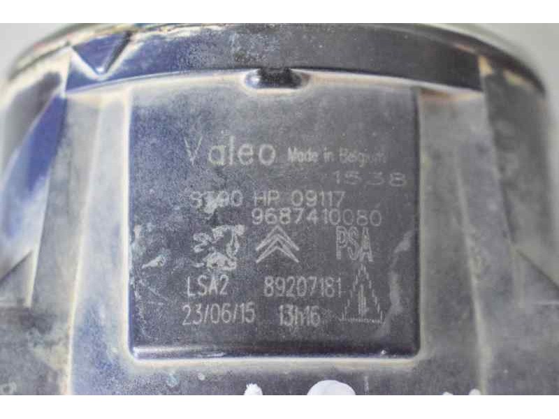 Recambio de faro antiniebla izquierdo para citroën c4 picasso attraction referencia OEM IAM 9687410080 89207181 VALEO