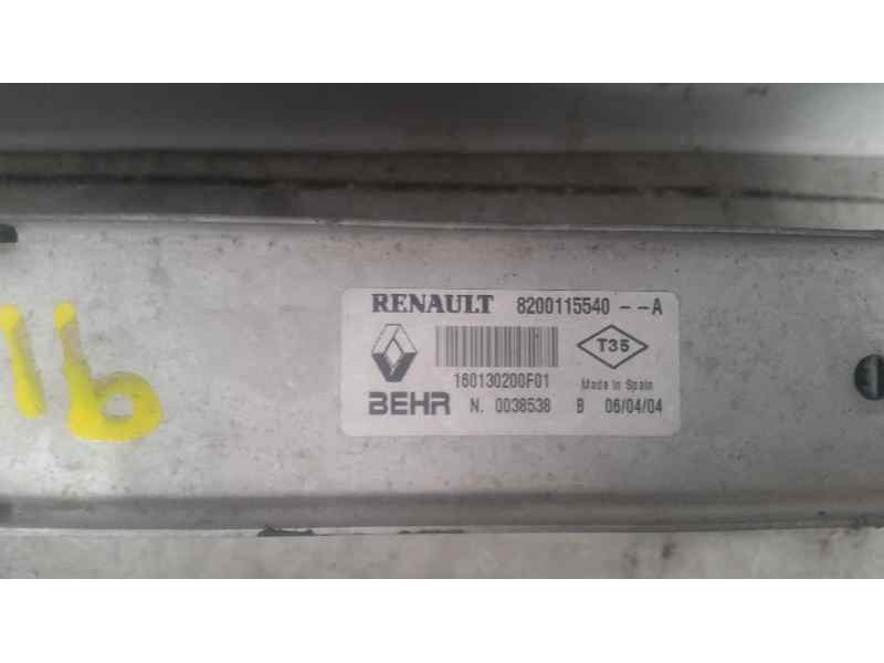 Recambio de intercooler para renault megane ii berlina 5p confort authentique referencia OEM IAM 0038538 8200115540 BEHR