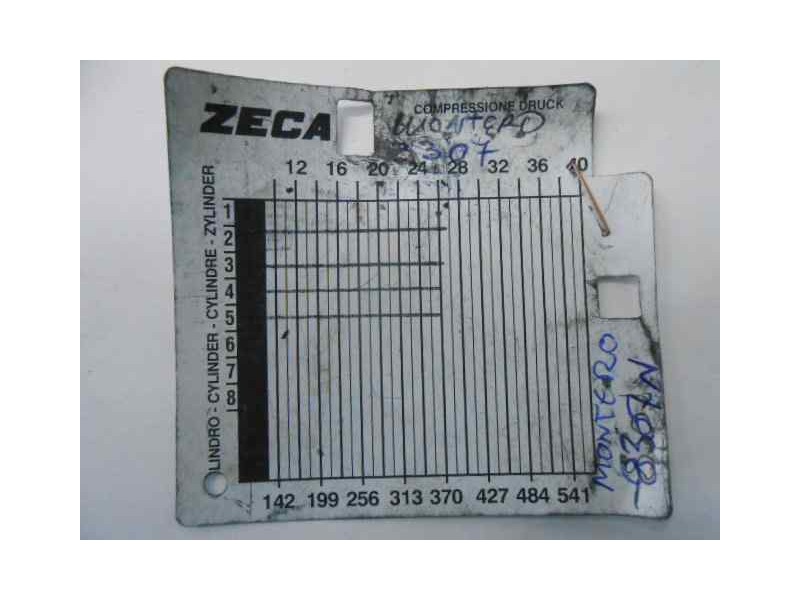 mitsubishi montero (v60/v70) del año 2002