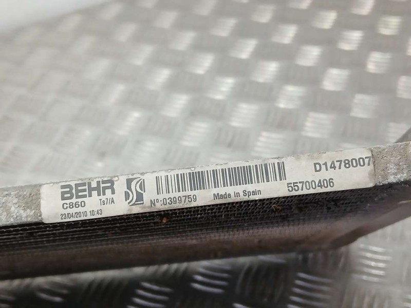 Recambio de condensador / radiador aire acondicionado para fiat grande punto (199) 1.2 8v active referencia OEM IAM 55700406 D14