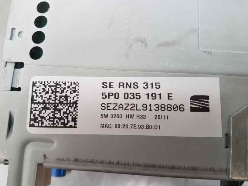 Recambio de sistema navegacion gps para seat altea xl (5p5) style copa referencia OEM IAM 5P0035191E  