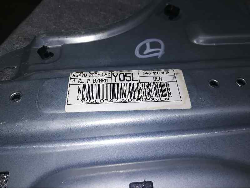 Recambio de elevalunas trasero izquierdo para hyundai elantra (xd) 1.6 comfort (4-ptas.) referencia OEM IAM Y05L 2 PINS ELECTRIC