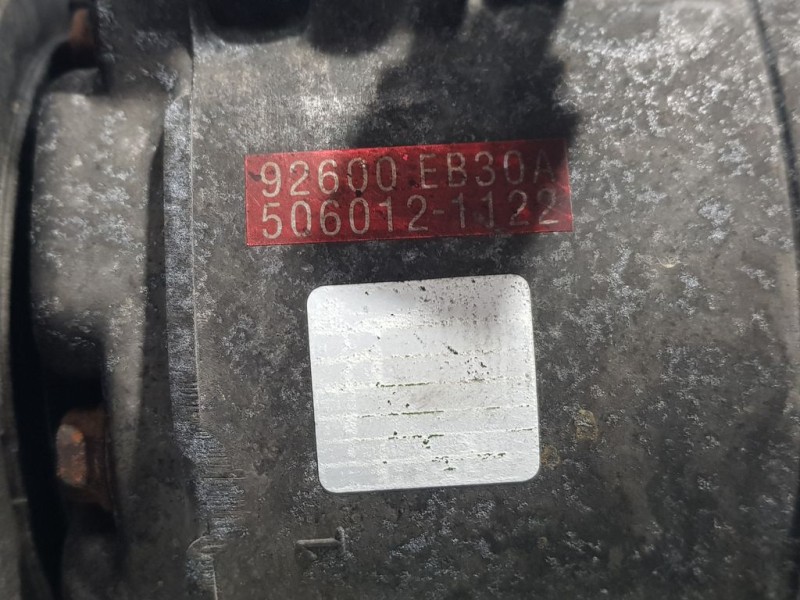 Recambio de compresor aire acondicionado para nissan cabstar 09.06 cabstar 35.xx cabina simple cabina individual referencia OEM 