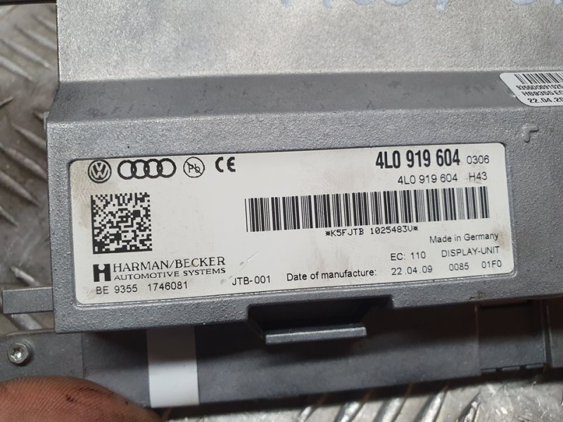 Recambio de sistema navegacion gps para audi a6 berlina (4f2) 2.0 tdi referencia OEM IAM 4L0919604  