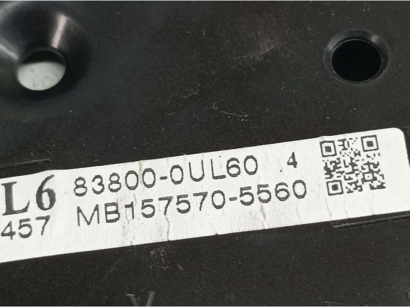 Recambio de cuadro instrumentos para toyota yaris hsd active referencia OEM IAM 838000UL60 MB1575705560 DENSO