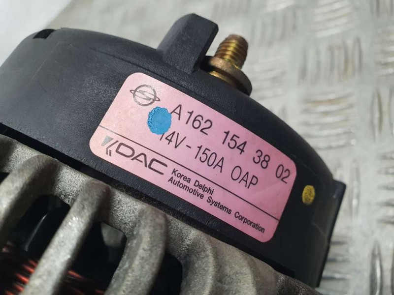 Recambio de alternador para ssangyong rodius xdi referencia OEM IAM A1621543802 DAC 