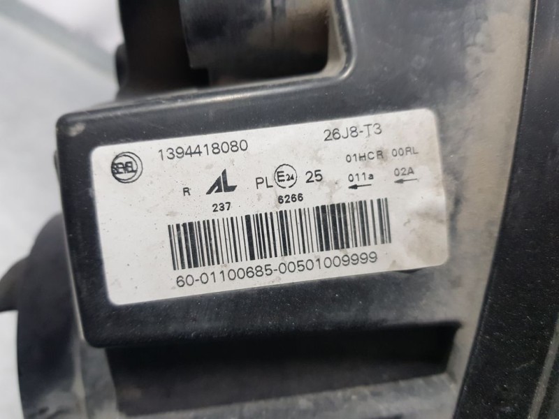 Recambio de faro derecho para citroën jumper pritsche 33 l1 bluehdi 130 referencia OEM IAM 1394418080  PATAS ROTAS POCO RAYADO
