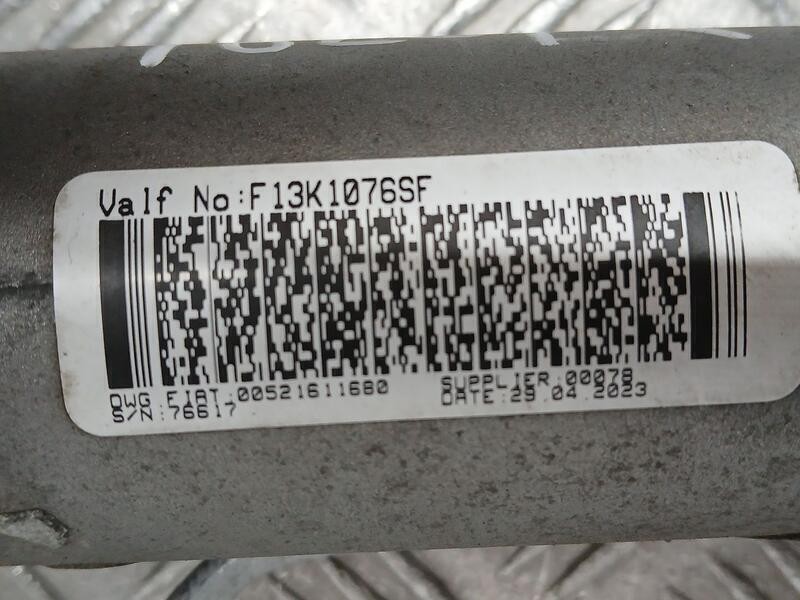 Recambio de cremallera direccion para fiat fiorino sx cargo referencia OEM IAM 521611680 ASISTIDA BRAZO DOBLADO TRW A0010612