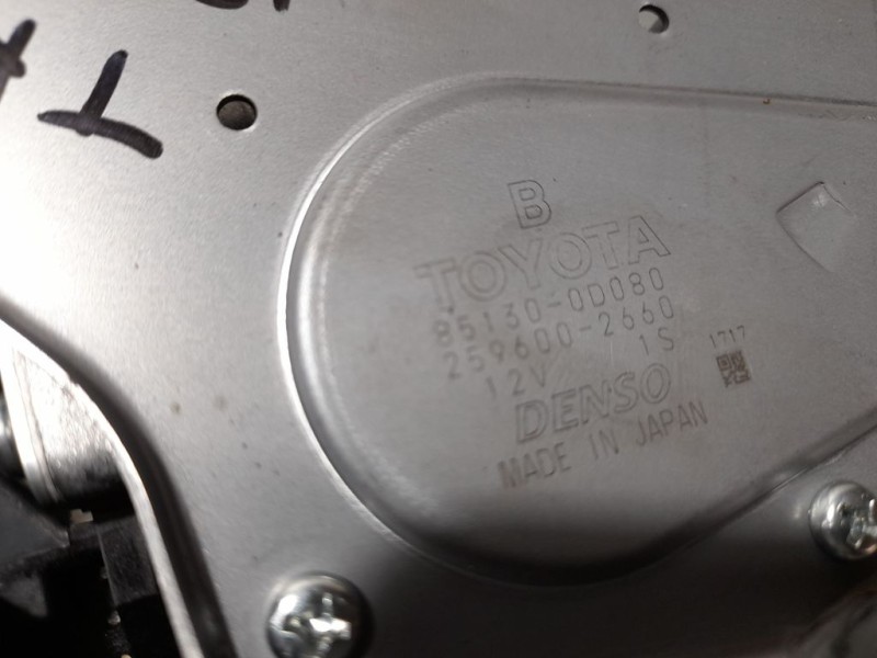 Recambio de motor limpia trasero para toyota yaris hsd active referencia OEM IAM 851300D080 2596002660 DENSO