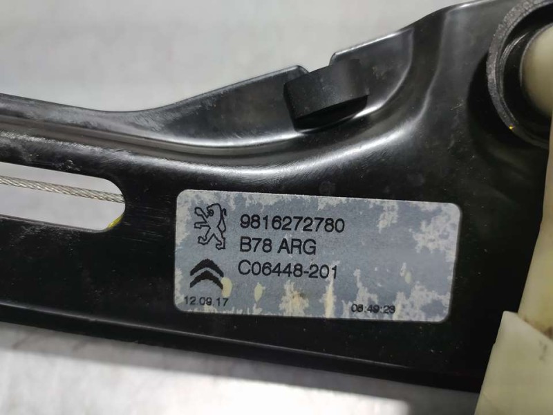 Recambio de elevalunas trasero izquierdo para citroën c4 picasso 1.2 12v e-thp / puretech referencia OEM IAM 9816272680  ELECTRI