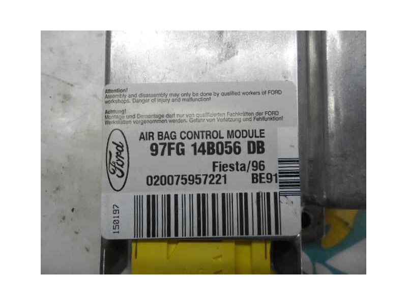 Recambio de airbag delantero izquierdo para ford fiesta berlina ghia referencia OEM IAM 97FG14B056DB  
