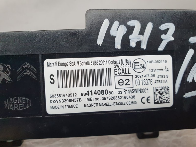 Recambio de modulo electronico para peugeot 208 (p2) active referencia OEM IAM 9841408080  