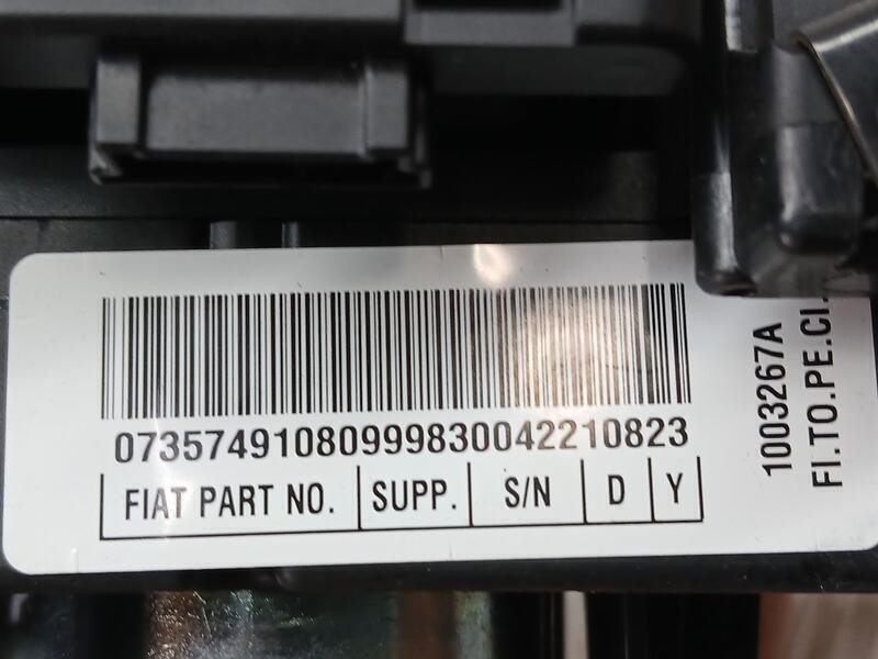 Recambio de mando luces y limpia para fiat fiorino sx cargo referencia OEM IAM 735749108  