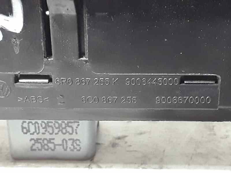 Recambio de mando elevalunas delantero izquierdo para volkswagen polo (6c1) trendline bluemotion referencia OEM IAM 6R0867255K  