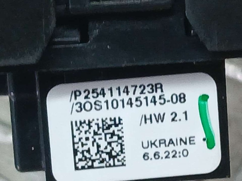 Recambio de mando elevalunas trasero izquierdo para renault captur ii equilibre referencia OEM IAM 254114723R  
