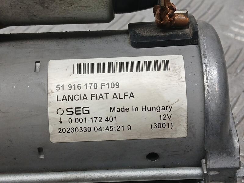 Recambio de motor arranque para fiat fiorino sx cargo referencia OEM IAM 51916170  0001172401