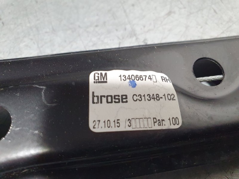 Recambio de elevalunas delantero derecho para opel astra k lim. 5türig dynamic start/stop referencia OEM IAM 13406674 C31348102 