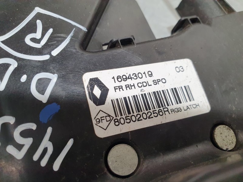 Recambio de cerradura puerta delantera derecha para renault megane iv berlina 5p business referencia OEM IAM 805020256R 16943019