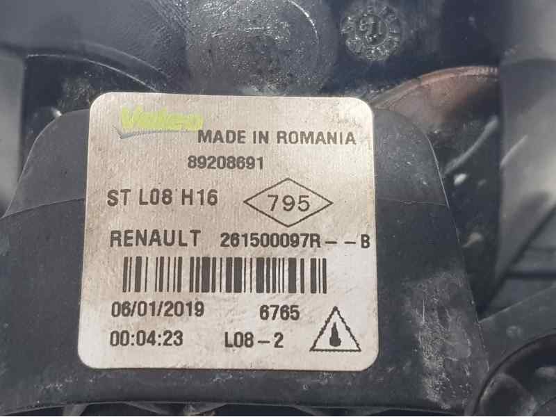 Recambio de faro antiniebla izquierdo para dacia sandero stepway referencia OEM IAM 261500097R 89208691 VALEO