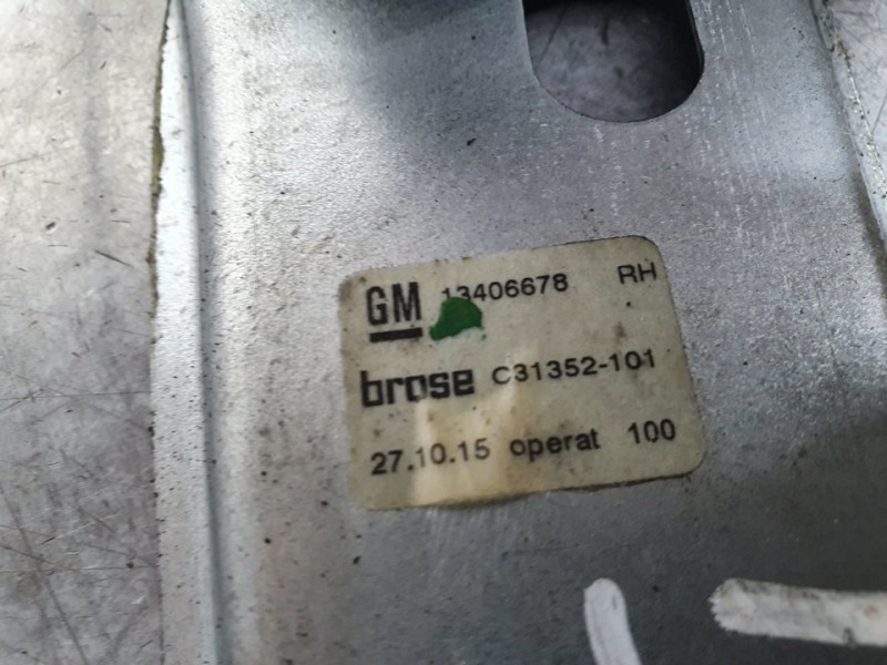 Recambio de elevalunas trasero derecho para opel astra k lim. 5türig dynamic start/stop referencia OEM IAM 13406678 C31352101 BR