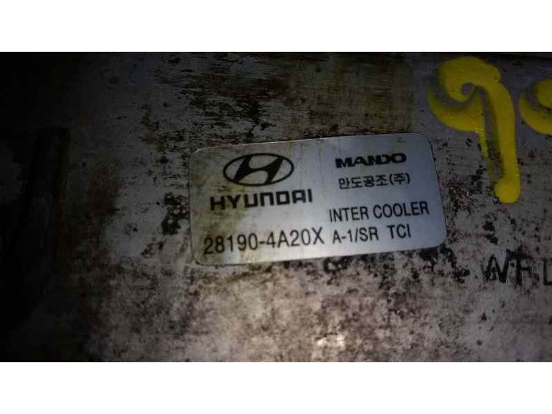 Recambio de intercooler para hyundai h 1 h 1 furg.caja cerr.c. puerta referencia OEM IAM 281904A20X  MANDO