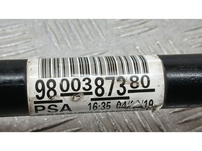 Recambio de transmision delantera izquierda para peugeot 2008 i (cu_) 1.5 bluehdi 100 referencia OEM IAM 9800387380  