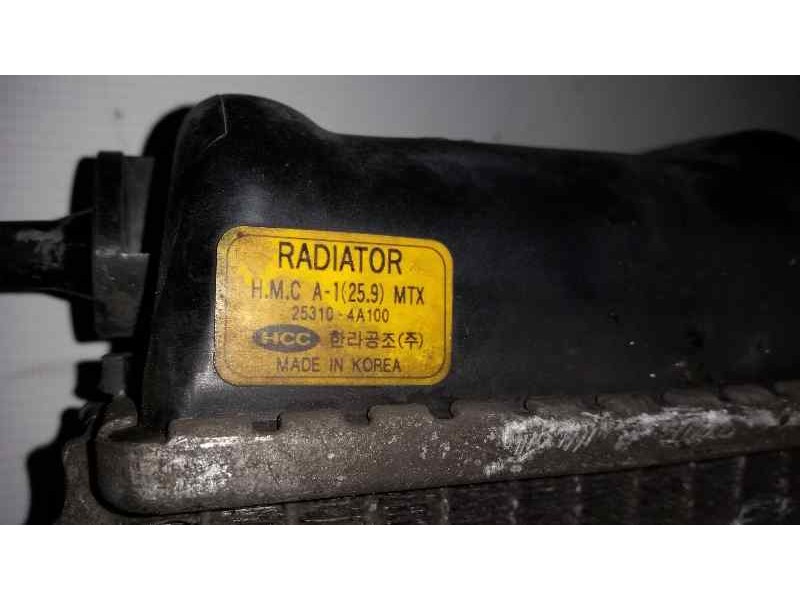 Recambio de radiador agua para hyundai h 1 h 1 furg.caja cerr.c. puerta referencia OEM IAM 253104A100  HCC