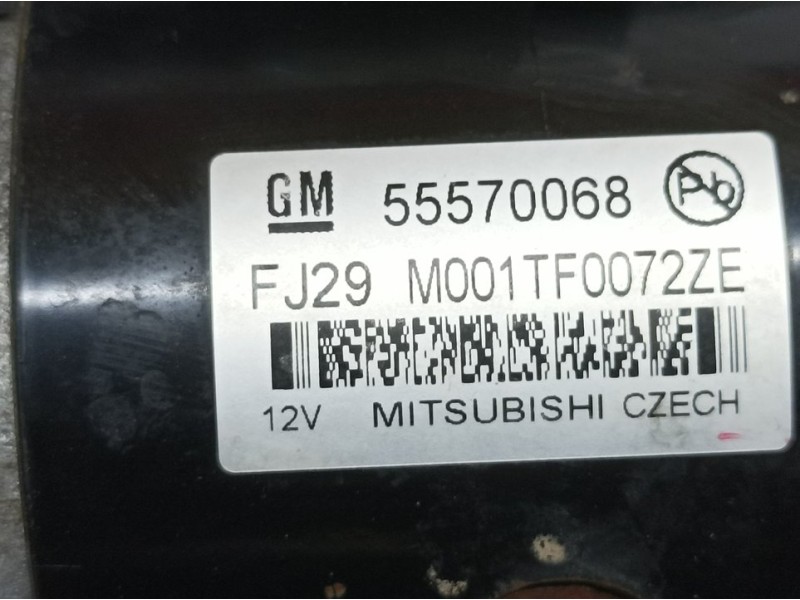 Recambio de motor arranque para opel astra k lim. 5türig dynamic start/stop referencia OEM IAM 55570068 M001TF072ZE MITSUBISHI