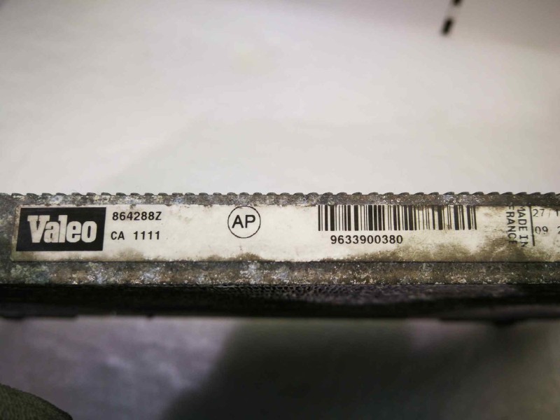 Recambio de condensador / radiador aire acondicionado para peugeot 206 berlina 1.9 diesel referencia OEM IAM CA1111 CA1111 VALEO
