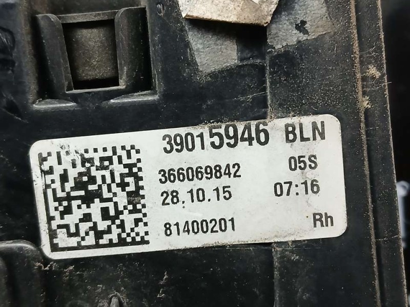 Recambio de piloto trasero derecho para opel astra k lim. 5türig dynamic start/stop referencia OEM IAM 69015946 366069842 EXTERI