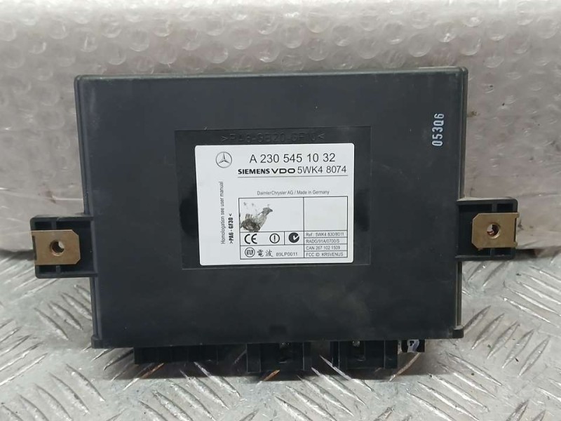 Recambio de modulo electronico para mercedes-benz clase s (w220) berlina 500 (220.075) referencia OEM IAM A2305451032 5WK48074 S
