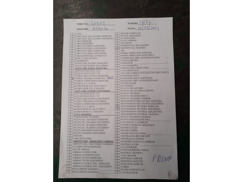 lexus is200 (ds2/is2) del año 2006